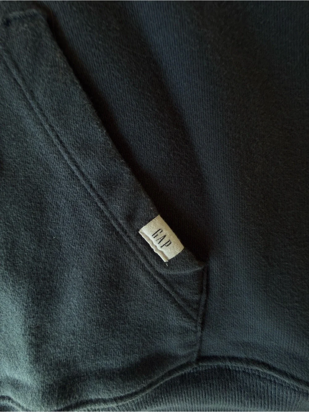 GAP Vintage Logo Hoodie – Faded Charcoal Gray (Size XL Kids)